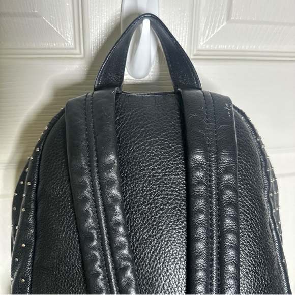 Marc Jacob’s Leather Domo Biker Studded Backpack Medium Zipper Y2K Vintage Moto - Picture 11 of 16